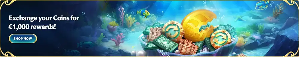 Scambia le tue Monete per premi da €1.000!